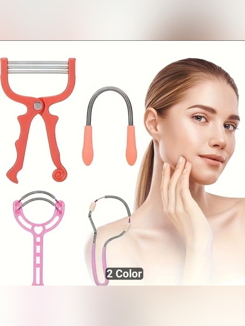NEW WOMENS 4 PIECE SPRING HAIR REMOVAL EPILATORS BUNDLE